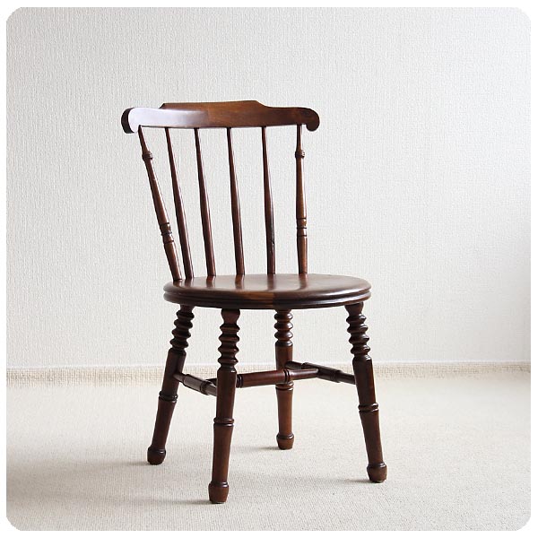イギリス アンティーク アイベックスチェア 木製椅子 キッチンチェア ウィンザーチェア 家具 P-535