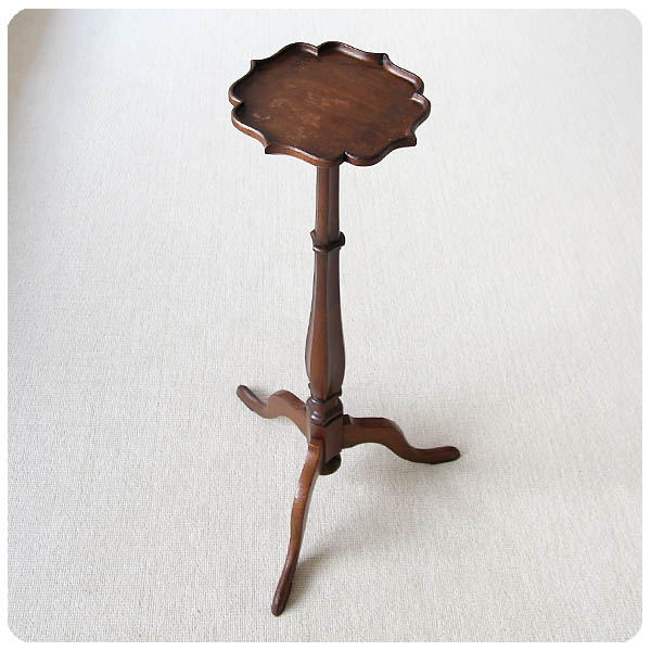 イギリス アンティーク フラワースタンド 花台 トーチャー 燭台 プランツスタンド 家具 P-608