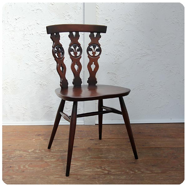 イギリス ヴィンテージ アーコールチェア ERCOL 椅子 アンティーク シスルバックチェア P-826