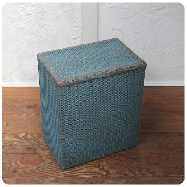 イギリス アンティーク ロイドルーム ランドリーバスケット ボックス LLOYD LOOM Lusty 家具 P-859