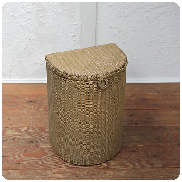 イギリス アンティーク ロイドルーム ランドリーバスケット ボックス LLOYD LOOM 家具 P-860
