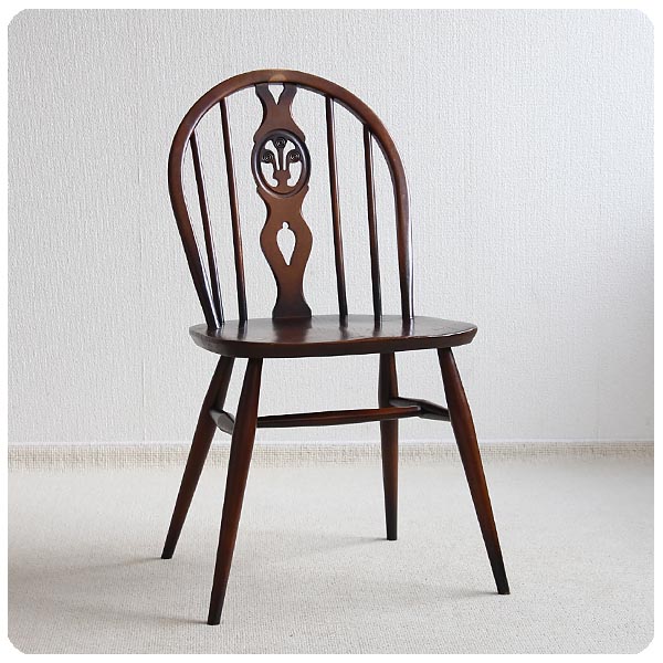 イギリス アンティーク アーコールチェア ERCOL 椅子 ダイニングチェア 家具「シスルバック」P-895