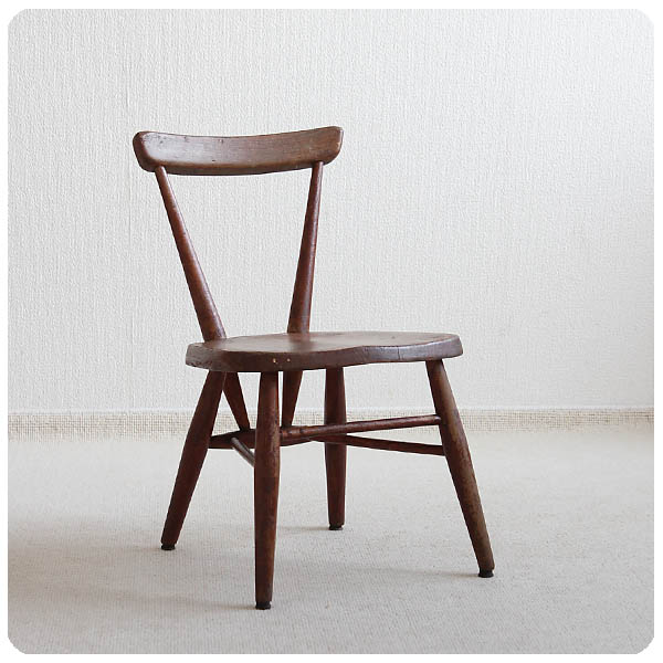 イギリス アンティーク家具 アーコール スクールチェア 子供椅子 学校 店舗什器 「ERCOL」P-983