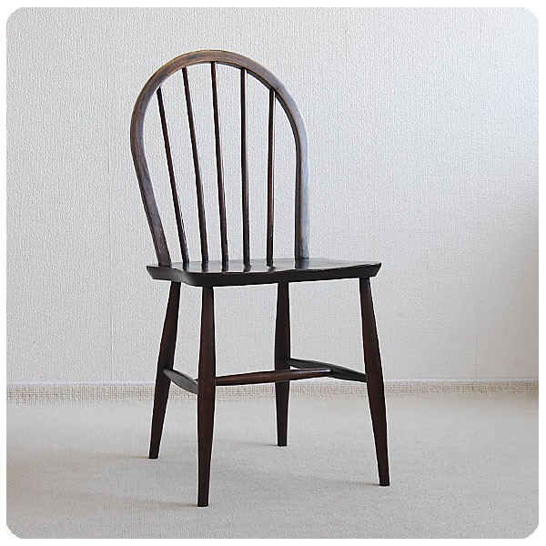 イギリス アンティーク アーコール (ERCOL) フープバックチェア インテリア 家具 店舗什器「曲げ木椅子」Q-035