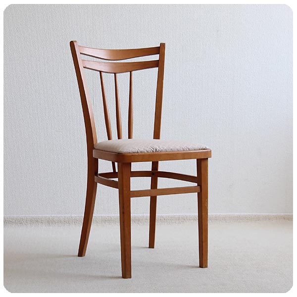 イギリス ヴィンテージ ベントウッドチェア ブナ材 椅子 家具 スティックバック インテリア 店舗什器【ダイニングチェア】Q-247