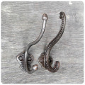 イギリス アンティーク雑貨 アイアン ウォールフック 2個セット おしゃれ 店舗什器 「鉄製」K-015