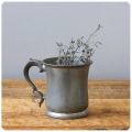 イギリス アンティーク craftsman pewter ピュータータンカード マグ フラワーベース 花器 店舗什器 K-430