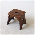イギリス アンティーク ミニスツール 木製椅子 飾り台 ディスプレイ インテリア 家具 店舗什器 K-552