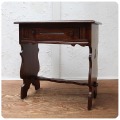 イギリス アンティーク調 引き出し付きコンソールテーブル サイドテーブル 店舗什器 ディスプレイ オーク材 家具 K-796