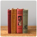イギリス アンティークブック 4冊セット 本 古書 洋書 インテリア 店舗什器 ディスプレイ ビンテージ 雑貨 K-805