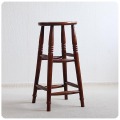 イギリス アンティーク調 ハイスツール 木製椅子 カウンターチェア インテリア 店舗什器 ディスプレイ ビンテージ 家具 K-937