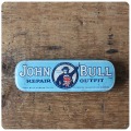 イギリス アンティーク リペア缶 自転車修理 ブリキ缶 TIN 雑貨「JOHN BULL」P-238
