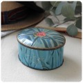 イギリス アンティーク トフィー缶 TIN缶 ブリキ インテリア雑貨「EDWARD SHARP & SONS」P-422