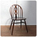 イギリス アンティーク アーコールチェア ERCOL 木製椅子 曲木 シスルバックチェア 家具 P-767