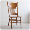 Shin-Lee ダイニングチェア 木製椅子 インテリア オーク 家具 アジアン カントリー 店舗什器「ハイバックチェア」Q-044