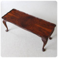 イギリス アンティーク コーヒーテーブル カブリオールレッグ（猫脚）センターテーブル 店舗什器「クイーンアン」Q-060