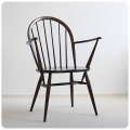 イギリス ヴィンテージ アーコール (ERCOL) フープバックアームチェア インテリア 家具 店舗什器「ウィンザーチェア」Q-094