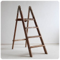 イギリス アンティーク ステップラダー 脚立 パイン材 インテリア ブロカント 家具 店舗什器「シャビーシック」Q-130