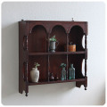 イギリス アンティーク ウォールシェルフ 壁掛け飾り棚 クラシカル インテリア 家具 店舗什器「オープンラック」Q-146