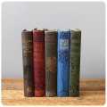 イギリス アンティークブック 5冊セット 古書 インテリア雑貨 洋書 ディスプレイ 撮影小物「雰囲気パーフェクト」Q-210