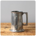 イギリス ヴィンテージ ピューター タンカード マグカップ インテリア雑貨 アンティーク 店舗什器【LION PEWTER】Q-234