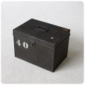 イギリス アンティーク メタルボックス 収納箱 インテリア ツールボックス ヴィンテージ 店舗什器【インダストリアル】Q-241