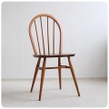 イギリス ヴィンテージ アーコールチェア ercol 木製椅子 エルム材 家具 インテリア 店舗什器「フープバックチェア」Q-414
