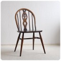 イギリス ヴィンテージ アーコールチェア ercol 木製椅子 エルム材 家具 インテリア 店舗什器「シスルバックチェア」Q-435