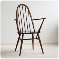 イギリス ヴィンテージ アーコールアームチェア ercol 木製椅子 エルム材 家具 インテリア 店舗什器 「クエーカーチェア」 Q-672