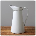 イギリス アンティーク ホーロー製ウォータージャグ 水差し エナメル インテリア 店舗什器 「PRINCE'S WARES」 Q-738