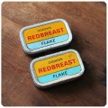 イギリス アンティーク 小さなブリキ缶2個セット/タバコ/ティン/シガレット/TIN/小物ケース【Ogden’s Redbreast Flake】S-004