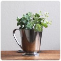 イギリス ビンテージ タンカード/マグカップ/シルバーメッキ/ビアグラス/メタル/花器/ペン立て【T.T.INDUSTRIES.LTD】S-161
