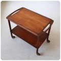 北欧ビンテージ キャスター付きキッチンワゴン/ミッドセンチュリー/トロリー/チーク材/デンマーク【人気アイテムでおすすめ】S-370