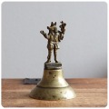 英国 アンティーク ブラス製 テーブルベル/インテリア雑貨/ディナーベル/イギリス/Trusty Servant【真鍮製呼び鈴】S-722