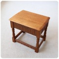 イギリス アンティーク調 サイドテーブル/ドロワー/飾り台/店舗什器/英国製/ナイトテーブル/家具【うれしい引き出し付き】T-302