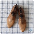 イギリス アンティーク MOBBS & LEWIS 靴型/シューモールド/オブジェ/インテリア雑貨/無垢【ブロカント】Y-400