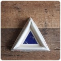 イギリス ビンテージ T.G.Green Bass アッシュトレイ/灰皿/陶器/アクセサリー置き/インテリア雑貨【BLUE TRIANGLE】Z-307