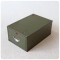 イギリス アンティーク スチール製ファイリングキャビネット/収納ボックス/メタルチェスト/インダストリアル【VETERAN SERIES】Z-405