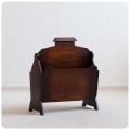 イギリス アンティーク HOMETTES マガジンラック/オーク材/店舗什器/ディスプレイ/英国製/スタンド【見せるオシャレ収納に】Z-439