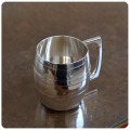 イギリス ビンテージ シルバープレートマグカップ/銀メッキ/英国製/花器/ビアジョッキ/ディスプレイ【EPNS刻印あり】Z-685