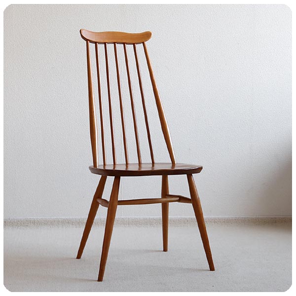 イギリス アンティーク アーコール社 ゴールドスミスチェア ハイバックチェア 椅子 家具「ercol」T-836