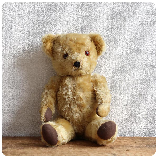 イギリス アンティーク テディベア ぬいぐるみ Deans Childsplay「全長約42cm」V-373