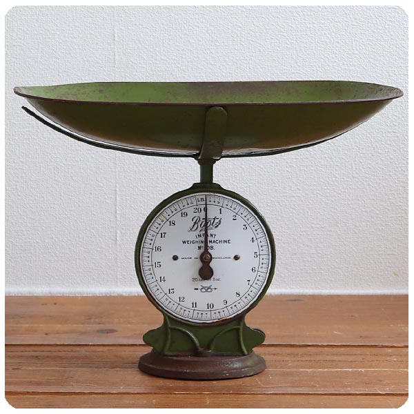 イギリス アンティーク ベビースケール/ソルター/Boots/SALTER/赤ちゃん/体重計【INFANT WEIGHING MACHINE 50B】Z-225