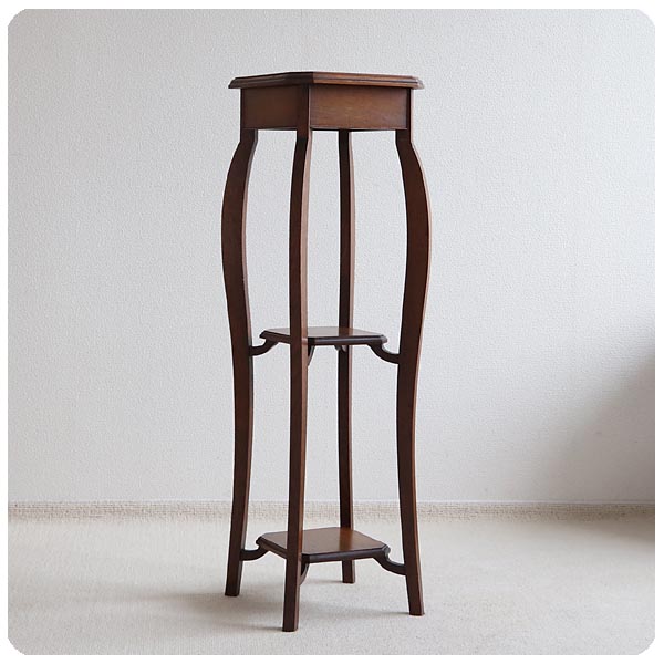 イギリス アンティーク フラワースタンド/花台/オーク材家具/店舗什器/ディスプレイ/英国製【雰囲気パーフェクト】Z-524