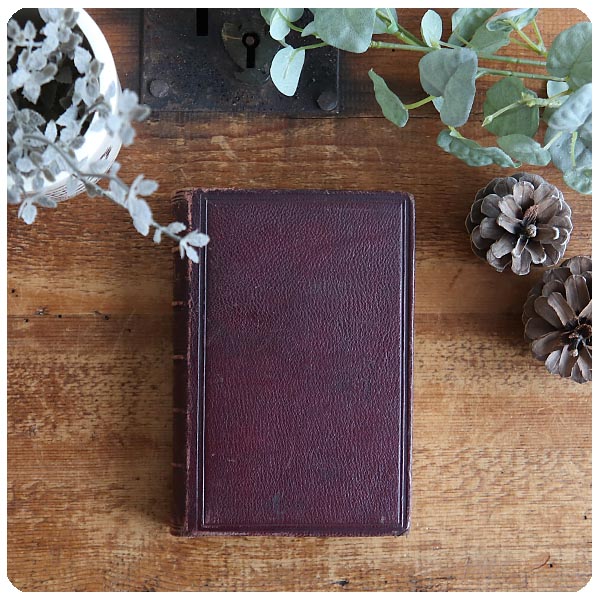 イギリス アンティーク 小さな聖書/洋書/インテリア雑貨/ディスプレイ/オブジェ/古書/100年前/宗教本【HOLY BIBLE】Z-609