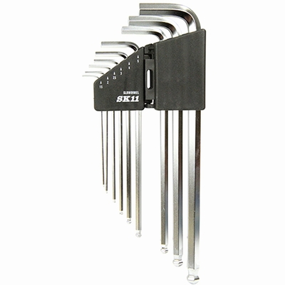 SK11】 ボールポイント六角棒レンチセット SLBW09MEL 藤原産業