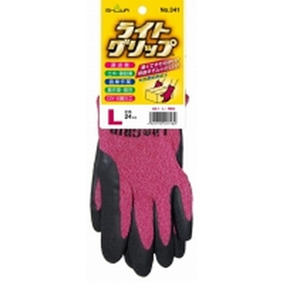 ショーワグローブ　ライトグリップ　レッド　NO.341