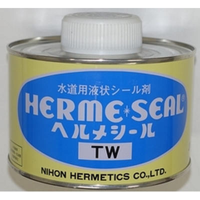 日本ヘルメチックス　ヘメルシール　TW白　500ｇ　給水・給湯配管用防食シール剤