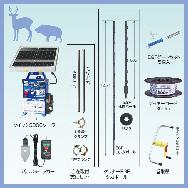 シカEGFソーラーセット