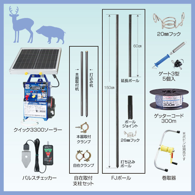 シカFJソーラーセット